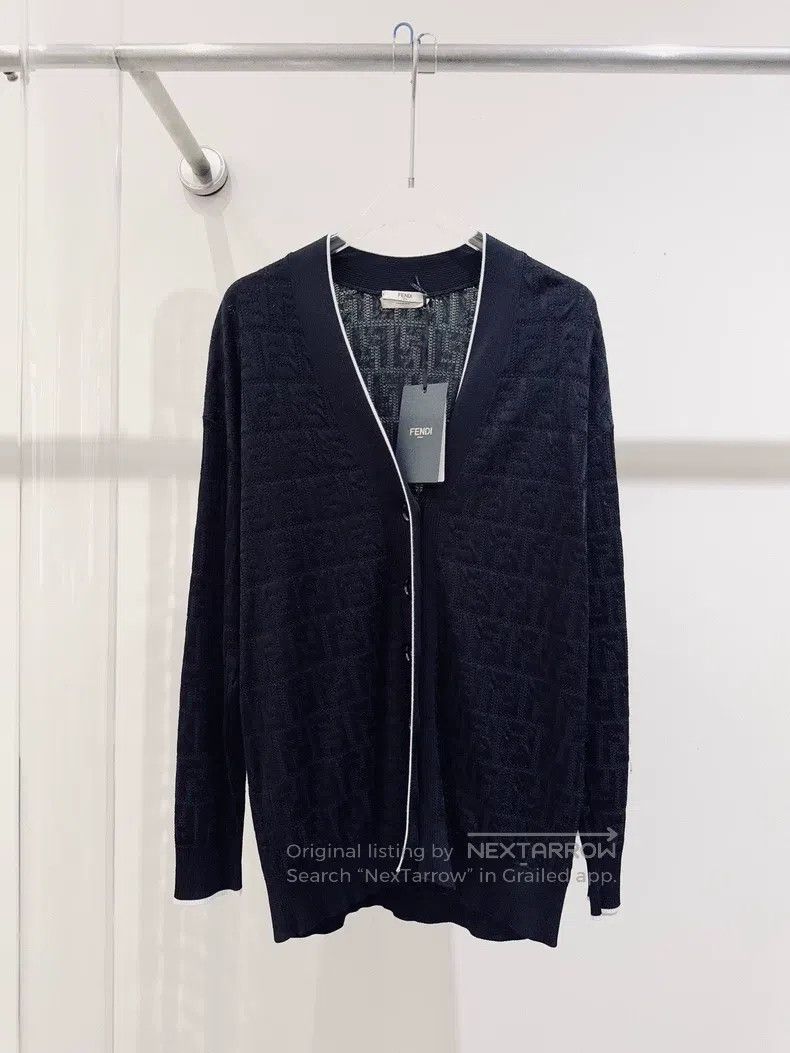 Fendi Fendi Logo-emblazoned cardigan Size XS / US 0-2 / IT 36-38 - 1 Thumbnail