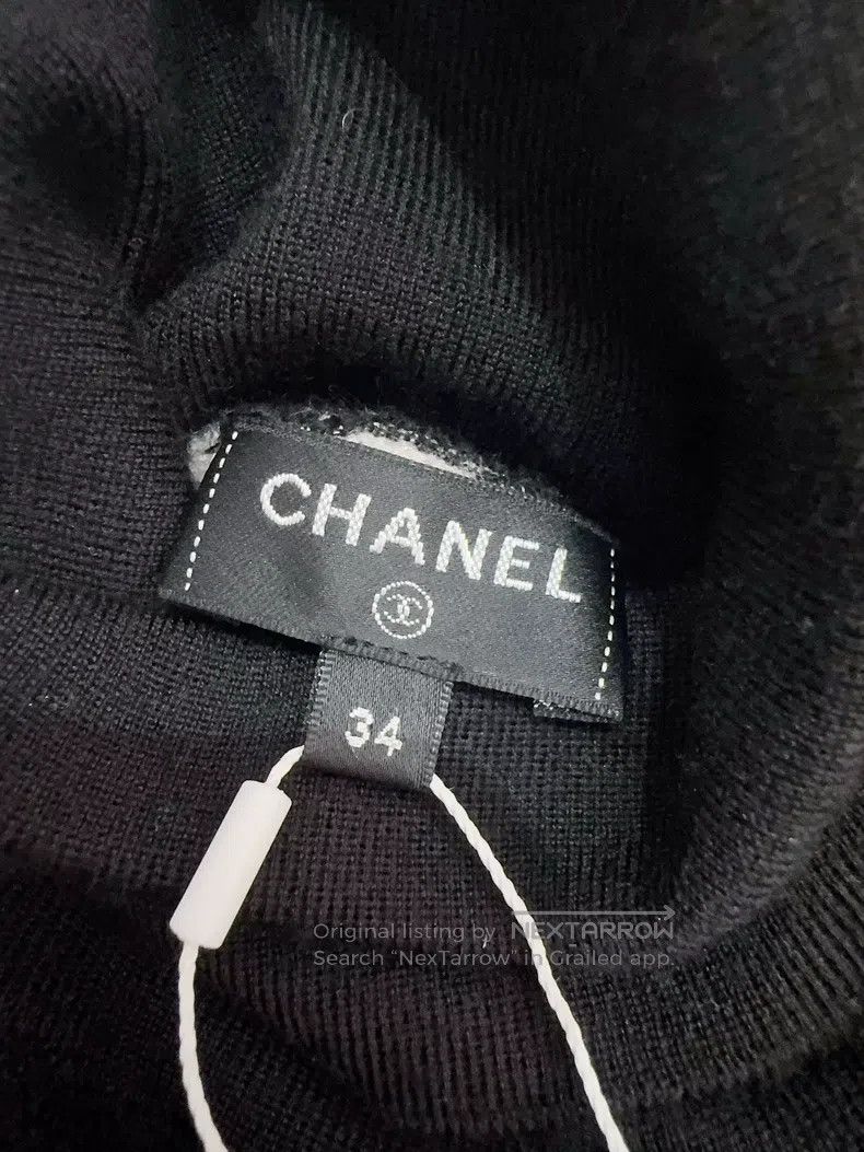 Chanel Chanel Full logo sweater Size XXS / US 00 / IT 34 - 4 Thumbnail