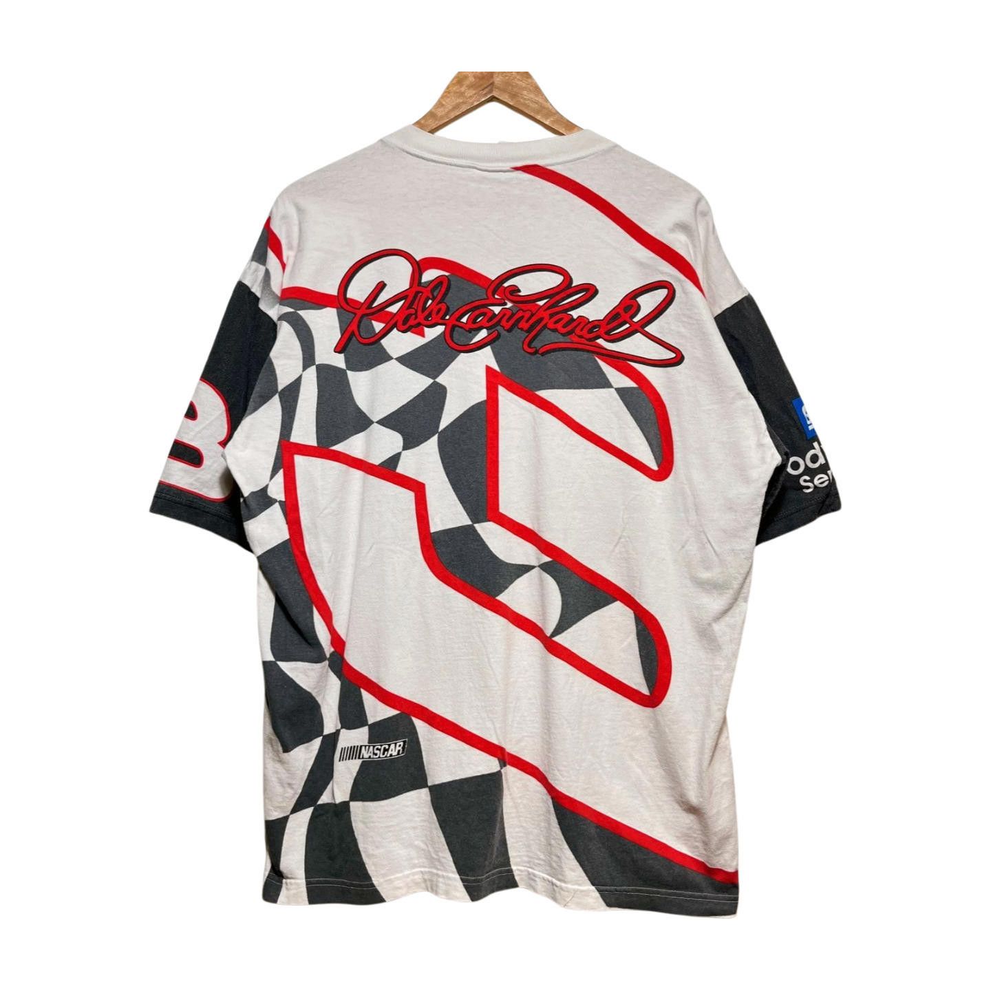 Chase Authentics × Vintage Vintage 90s NASCAR Dale Earnhardt All Over Print T Shirt XL Size ONE SIZE - 3 Thumbnail