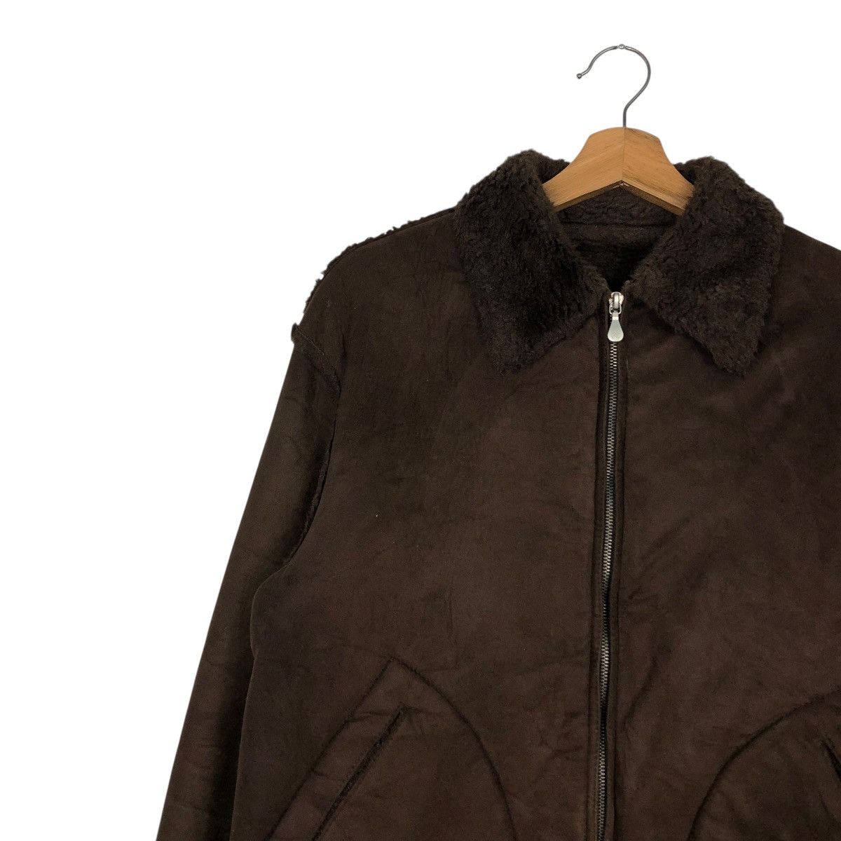 Paul Smith 🔥VINTAGE SHEARLING BIKER JACKET BLANKET PAUL SMITH MINK FUR Size US M / EU 48-50 / 2 - 9 Thumbnail