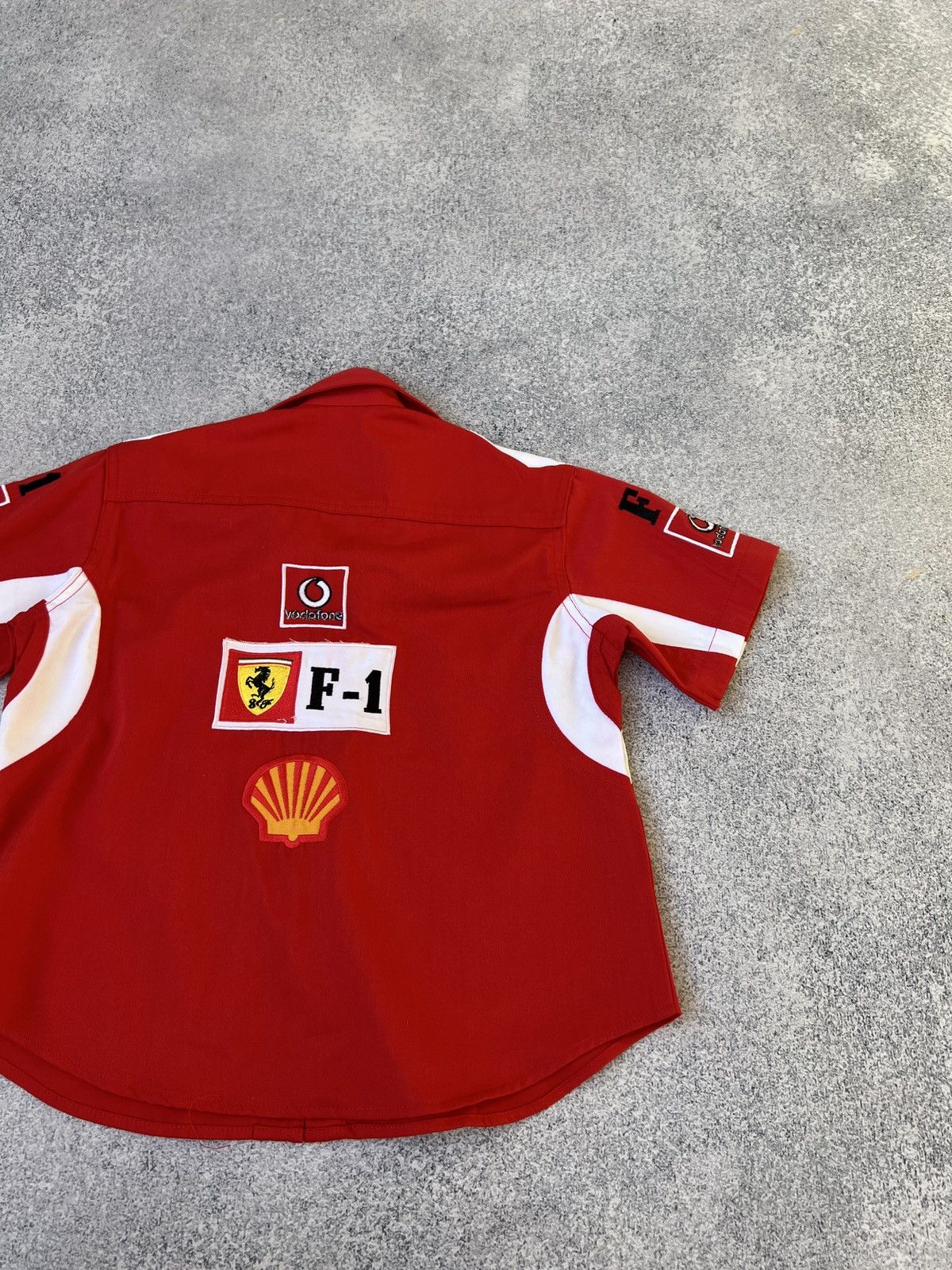 Ferrari × Vintage Vintage Kids Racing Ferrari Button up shirt Size US S / EU 44-46 / 1 - 9 Thumbnail