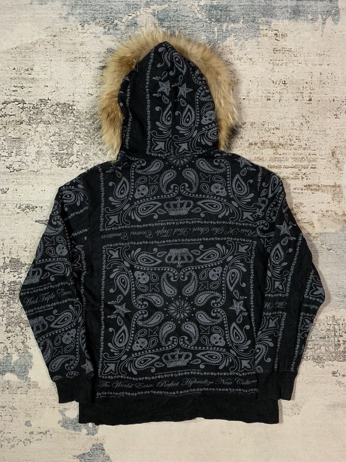 If Six Was Nine × Japanese Brand × Le Grande Bleu (L.G.B.) Japanese Undefined Zip Fur Hoodie Ifsixwasnine Lgb Style Size US L / EU 52-54 / 3 - 2 Thumbnail