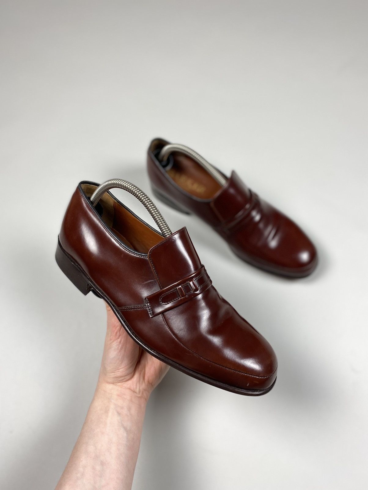 Barker Barker men’s leather formal loafer shoes size US 8.5 Size US 8.5 / EU 41-42 - 18 Thumbnail