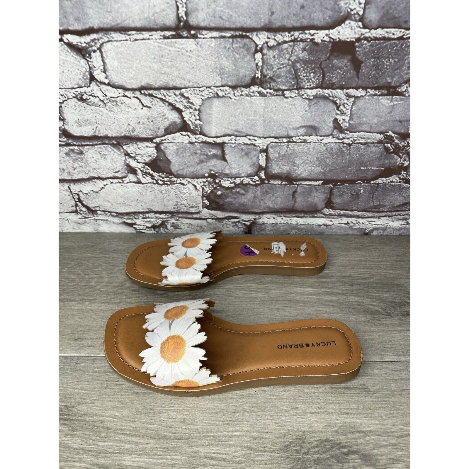 Lucky Brand Lucky Brand Floral Daisy Quiet Luxury Beach Slides Sandals W Size US 6.5 / IT 36.5 - 18 Thumbnail