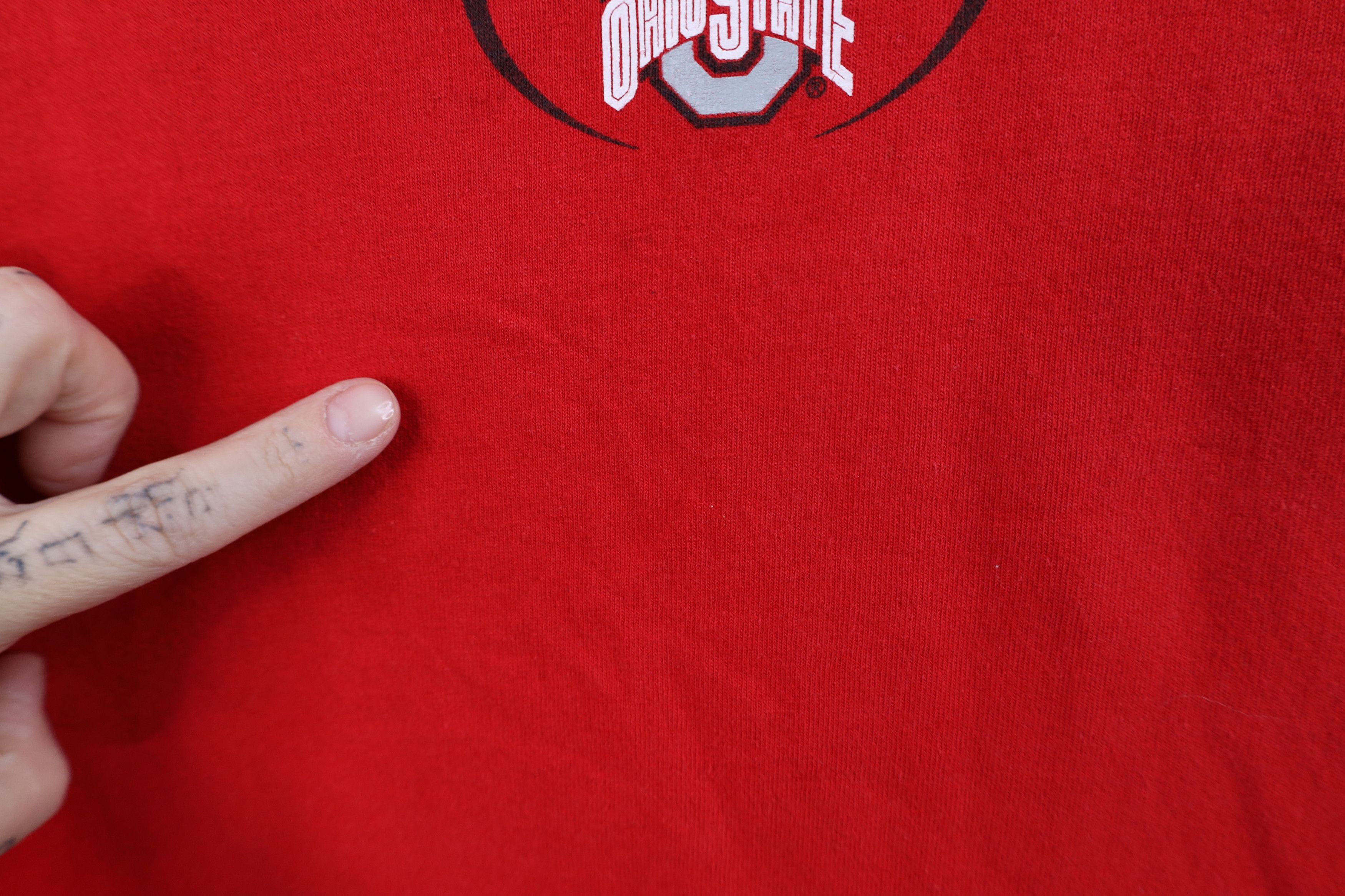 Vintage Vintage 90s Spell Ohio State University Long Sleeve T-Shirt Size US XXL / EU 58 / 5 - 5 Thumbnail