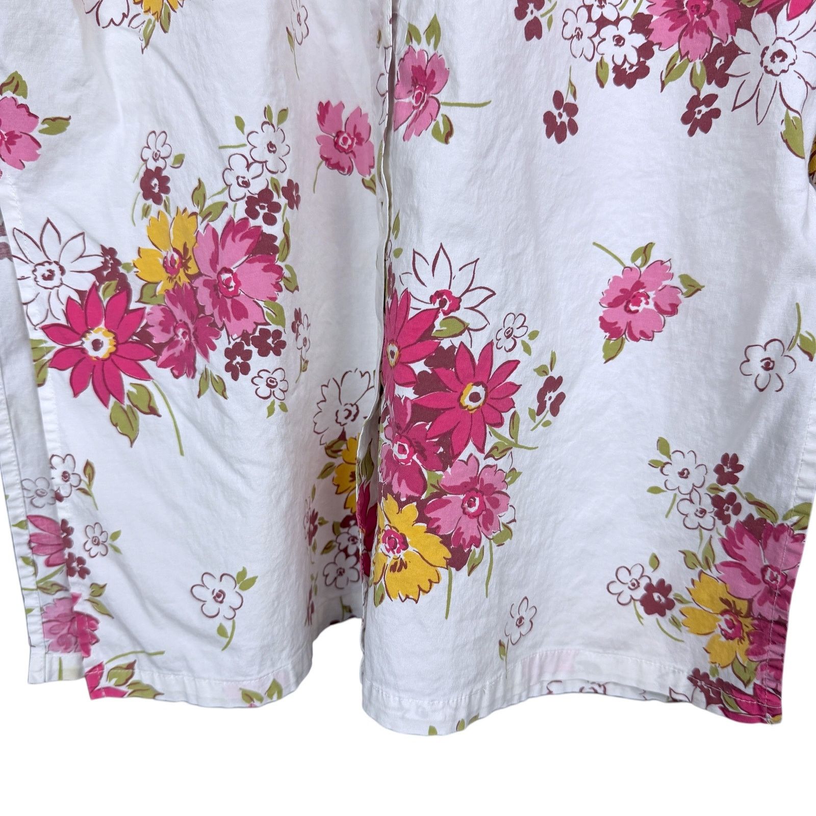 Other Vintage 90s LOCO LINDO Small Top Blouse White Pink Floral Size S / US 4 / IT 40 - 7 Thumbnail