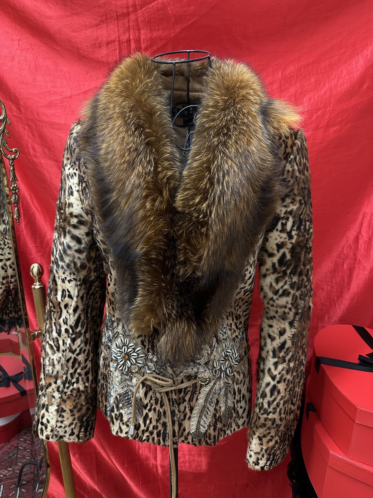 Vintage Vintage leopard fur coat Size S / US 4 / IT 40 - 2 Thumbnail