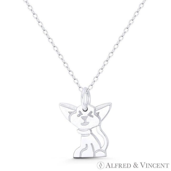 Other Sitting Cat Animal Lover Charm 20x15mm Pendant Size ONE SIZE - 1 Preview