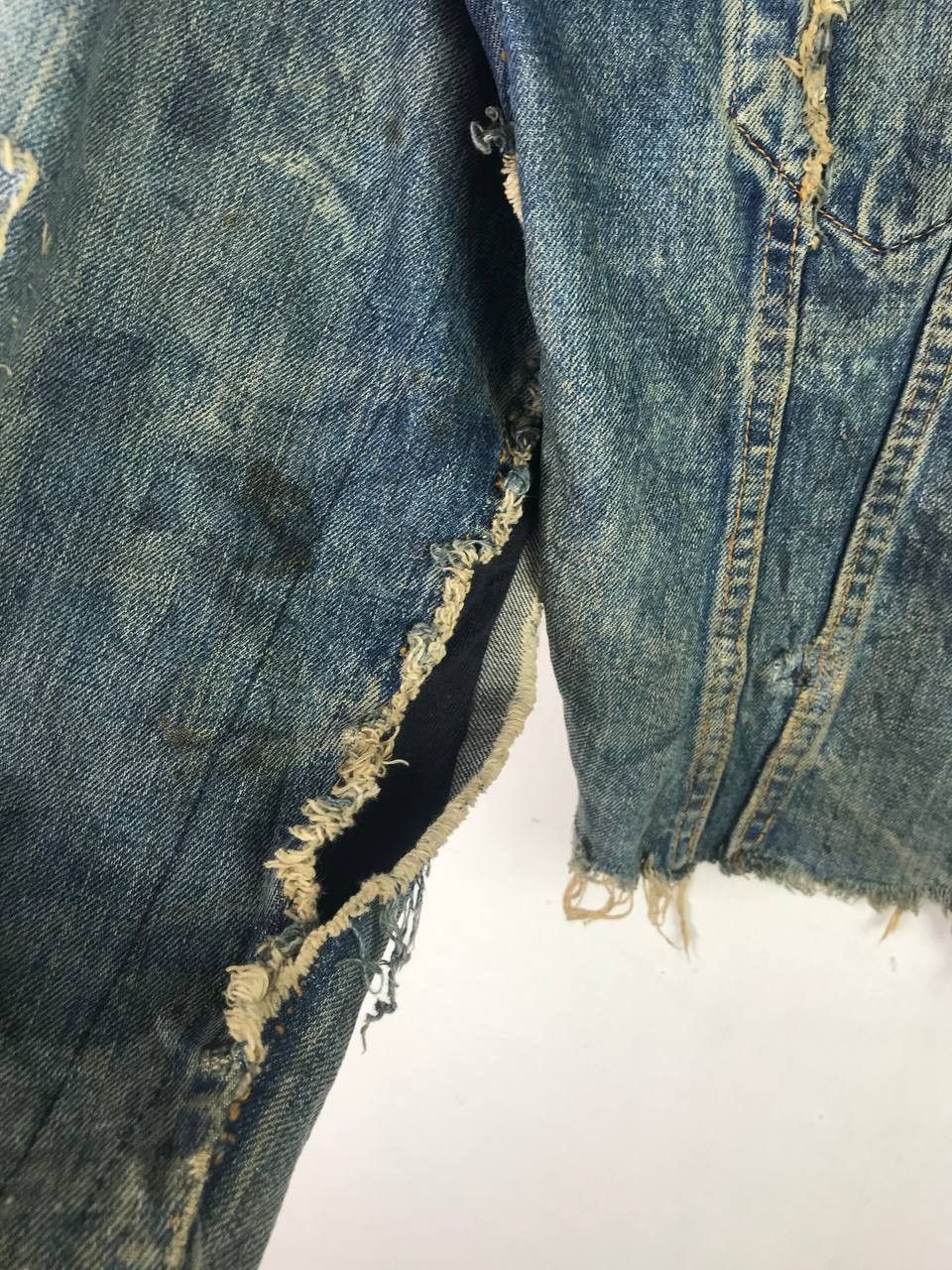 Levi's Vintage Levis Distressed Seditionaries punk jacket(custom) Size US M / EU 48-50 / 2 - 13 Thumbnail