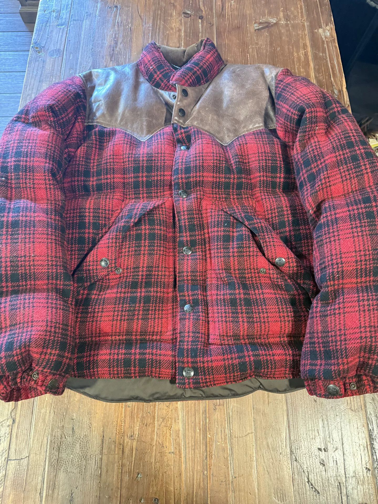 RRL Ralph Lauren RRL Polo Ralph Lauren Check Wool Jacket Size US M / EU 48-50 / 2 - 1 Thumbnail