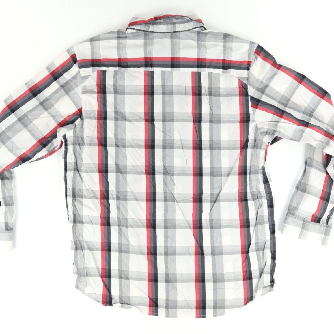 Vintage Columbia Omni-Wick Cotton Blend Plaid Long Sleeve Button Up Shirt White Men's L Size US L / EU 52-54 / 3 - 4 Thumbnail