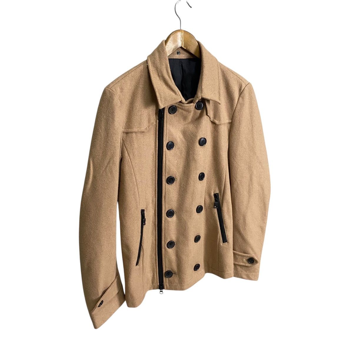 Japanese Brand × semanticdesign Semantic Design double breasted peacoat jacket Size US L / EU 52-54 / 3 - 2 Thumbnail
