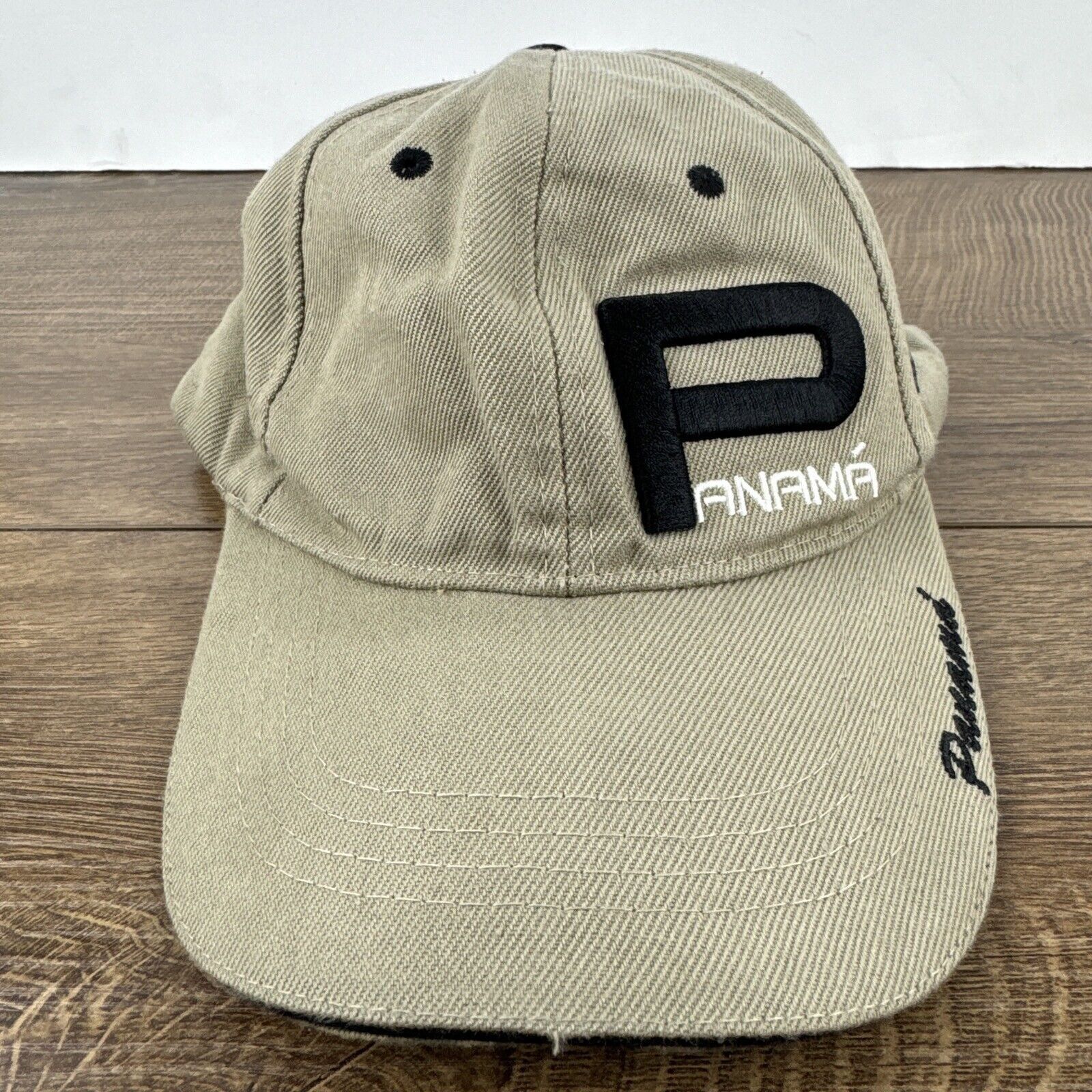 Other Panama Hat Panama Tan Brown Hat Adjustable Adult Size Hat Ca Size ONE SIZE - 4 Thumbnail