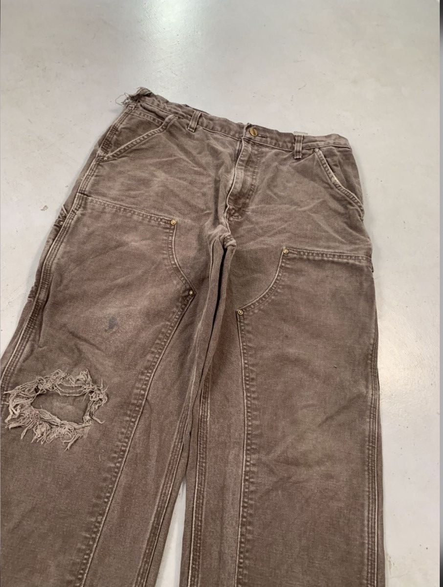 Carhartt Vintage carhartt double knee denim Size US 34 / EU 50 - 3 Thumbnail