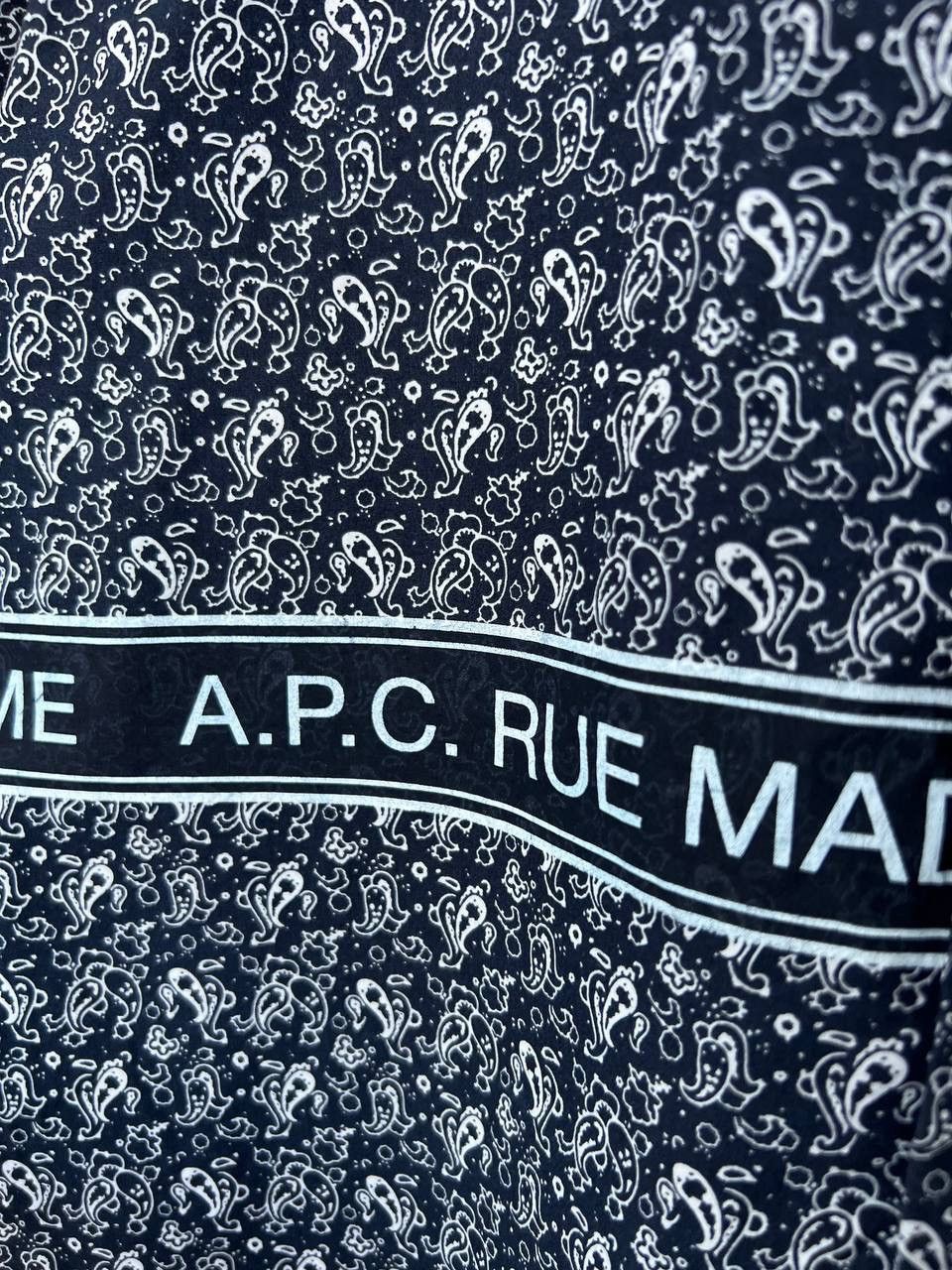 A.P.C. A.P.C. Bandana-Print Cotton Poplin Button Shirt Mens Size L Size US L / EU 52-54 / 3 - 9 Thumbnail