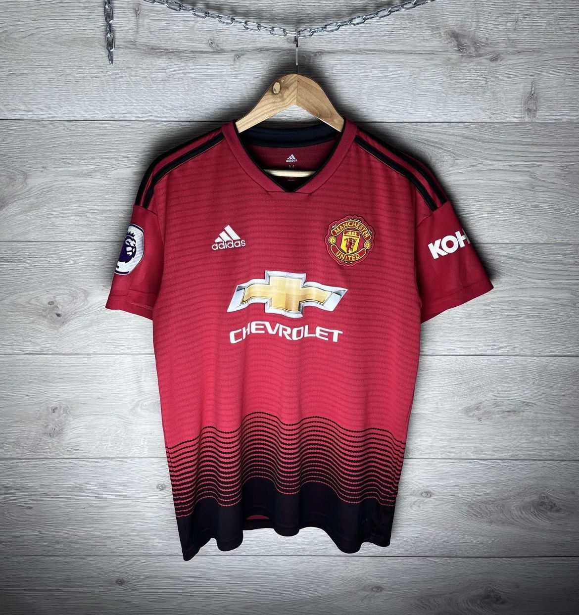 Adidas Soccer jersey adidas Manchester United #6 Pogba Men 17/2018 Size US L / EU 52-54 / 3 - 2 Thumbnail