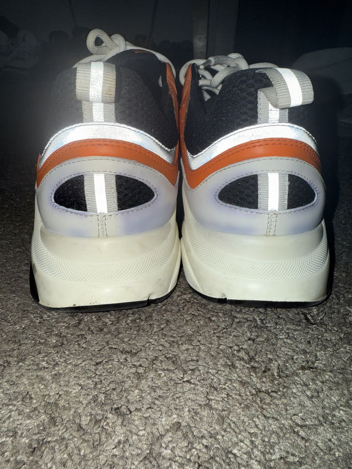 Dior Dior B22 Orange Black White Sneakers Size US 12 / EU 45 - 4 Thumbnail