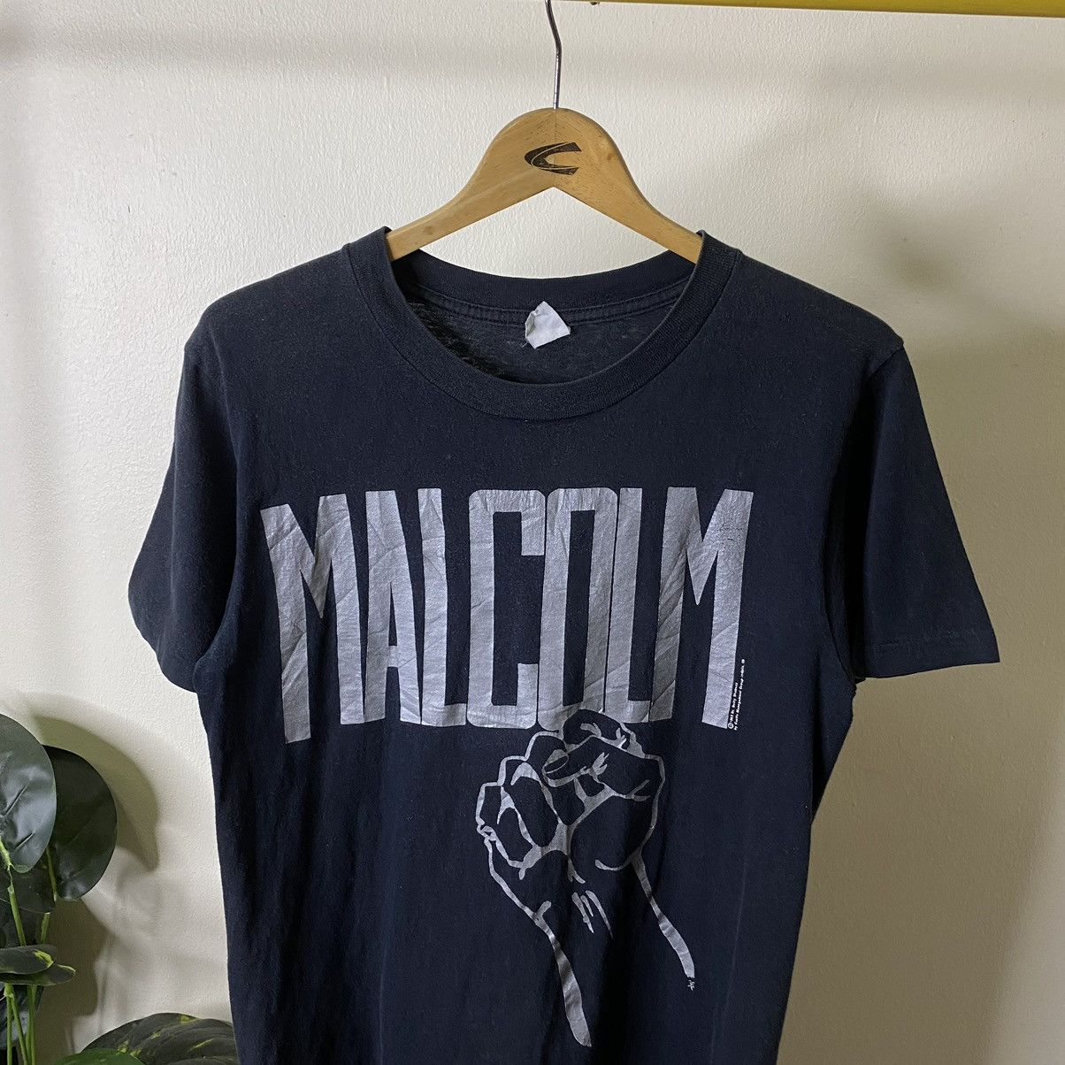 Vintage Vintage 1992 Malcolm X T Shirt Size US M / EU 48-50 / 2 - 5 Thumbnail