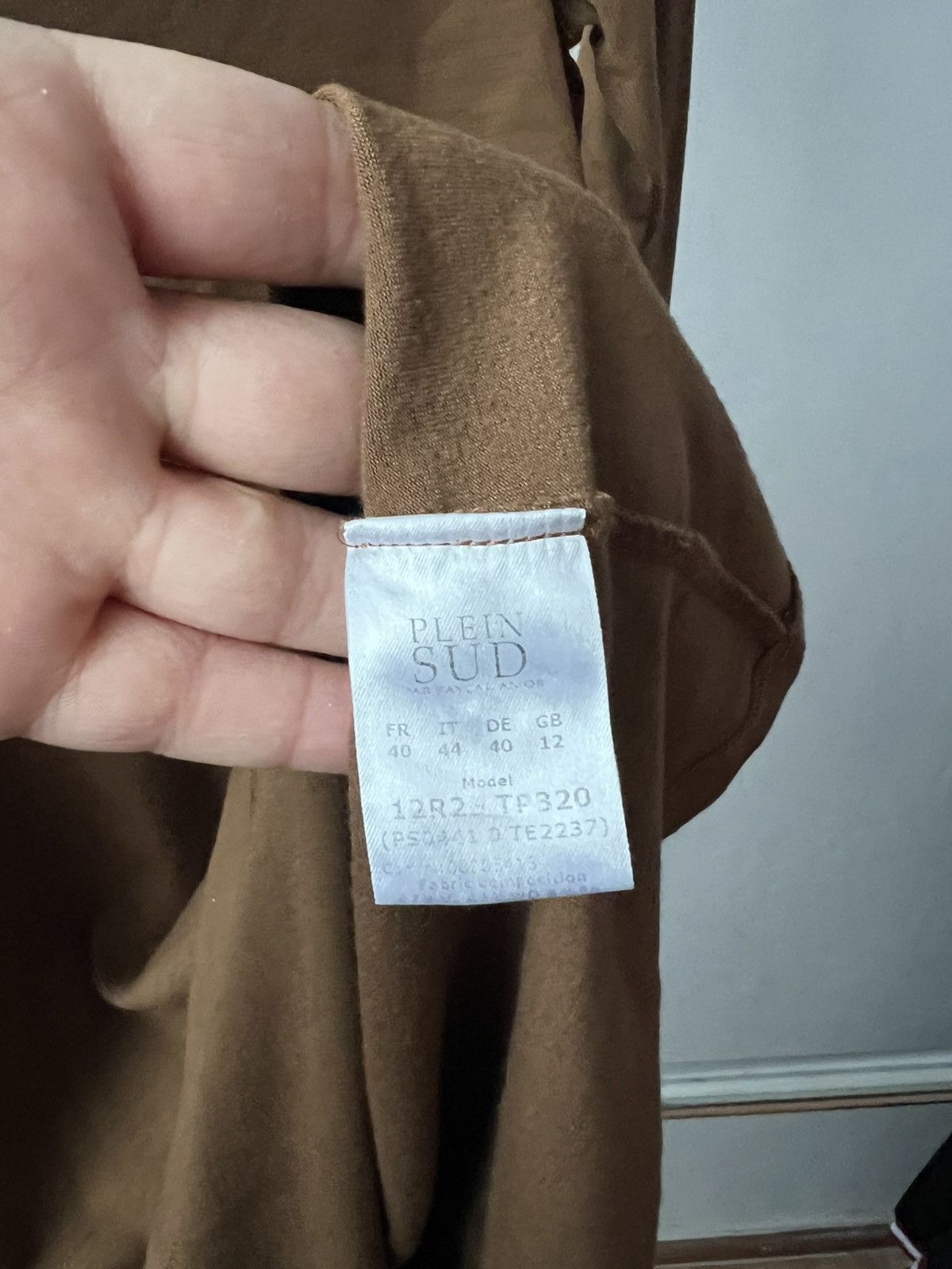 plein sud PLEIN SUD ITALY BROWN TOP WOMEN STRETCH LONG SLEEVE IT 44 SZ Size M / US 6-8 / IT 42-44 - 11 Thumbnail