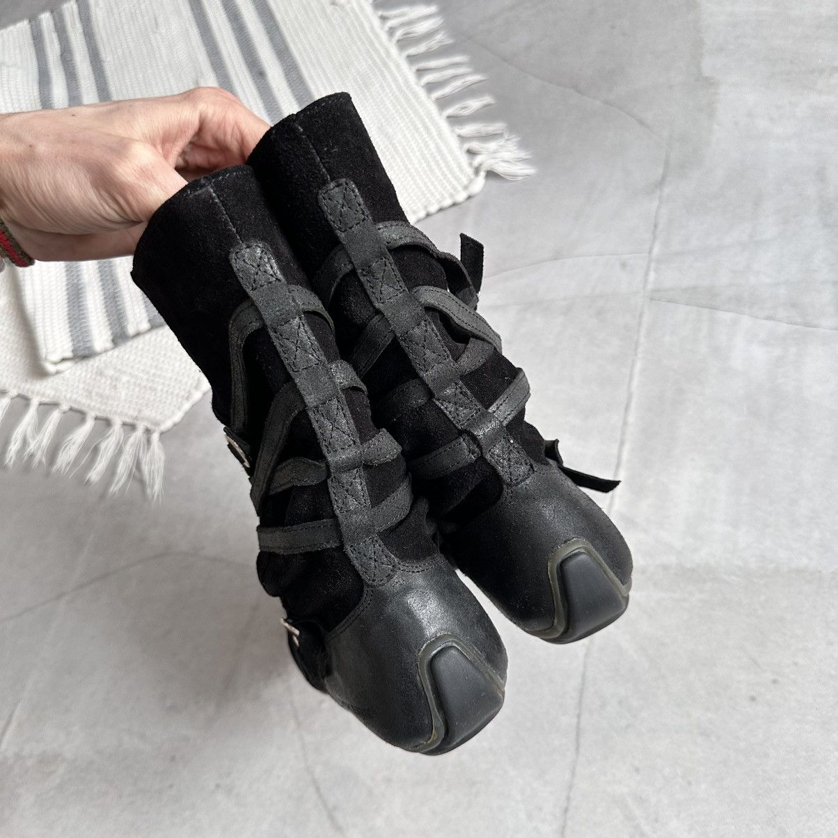 Dirk Bikkembergs Y2K Wrap Straps Boxing Biker Boots High Sneakers As 98 Vibe Size US 8 / IT 38 - 8 Thumbnail