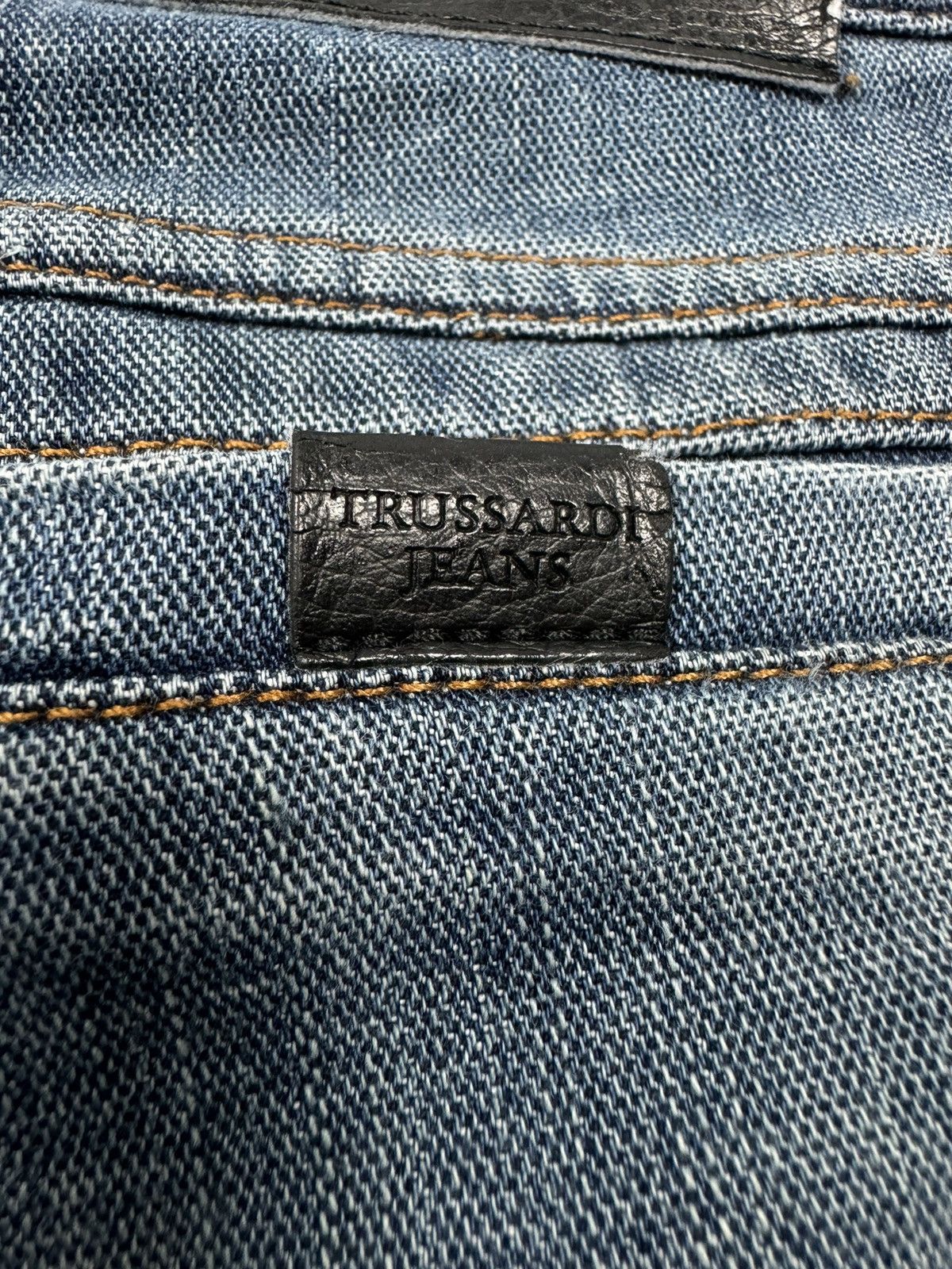 Designer Trussardi Denim Cotton Boot Pant Jeans Size US 34 / EU 50 - 18 Thumbnail