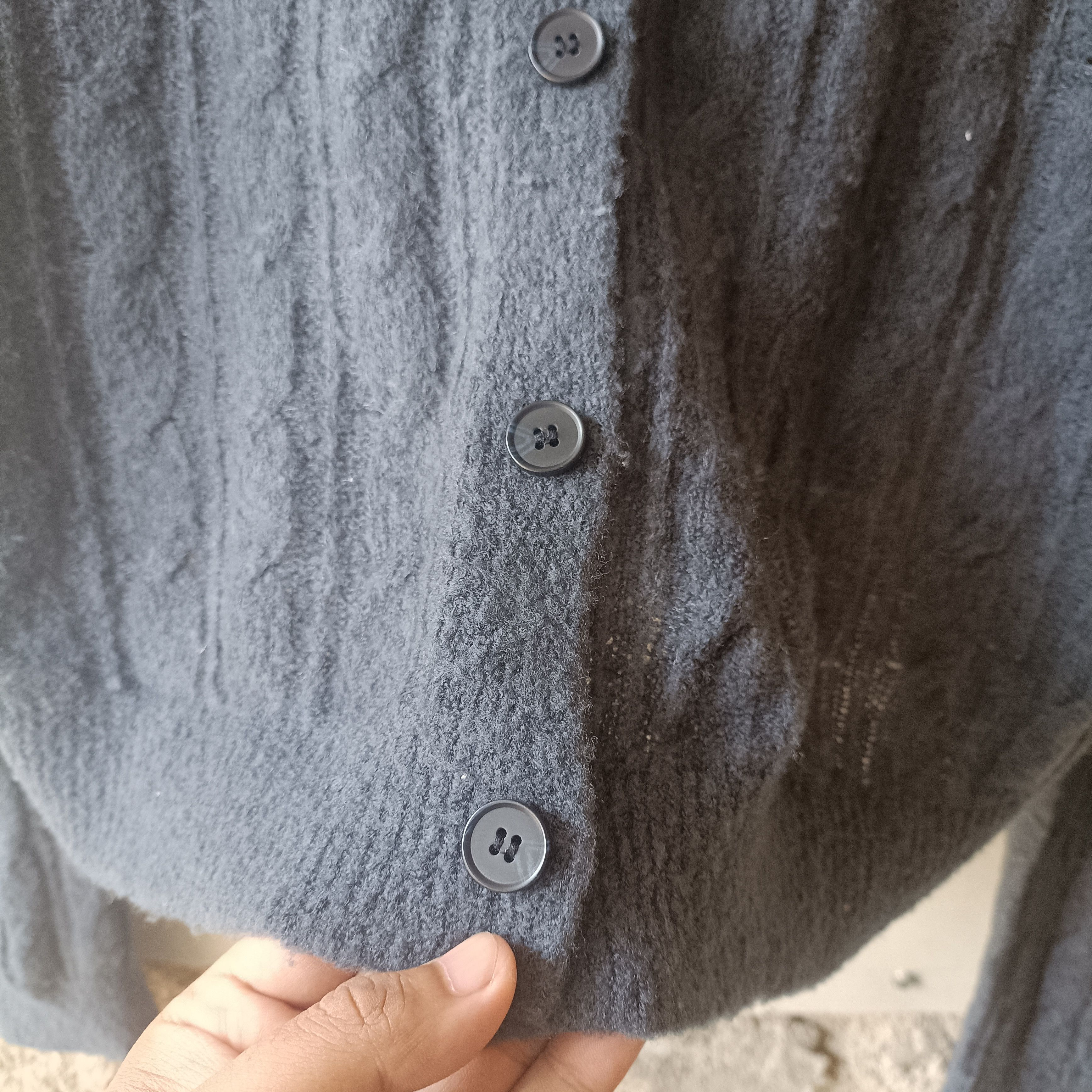 Cos COS Cable Knit Mixed Crop Cardigan Wool Size S / US 4 / IT 40 - 3 Thumbnail