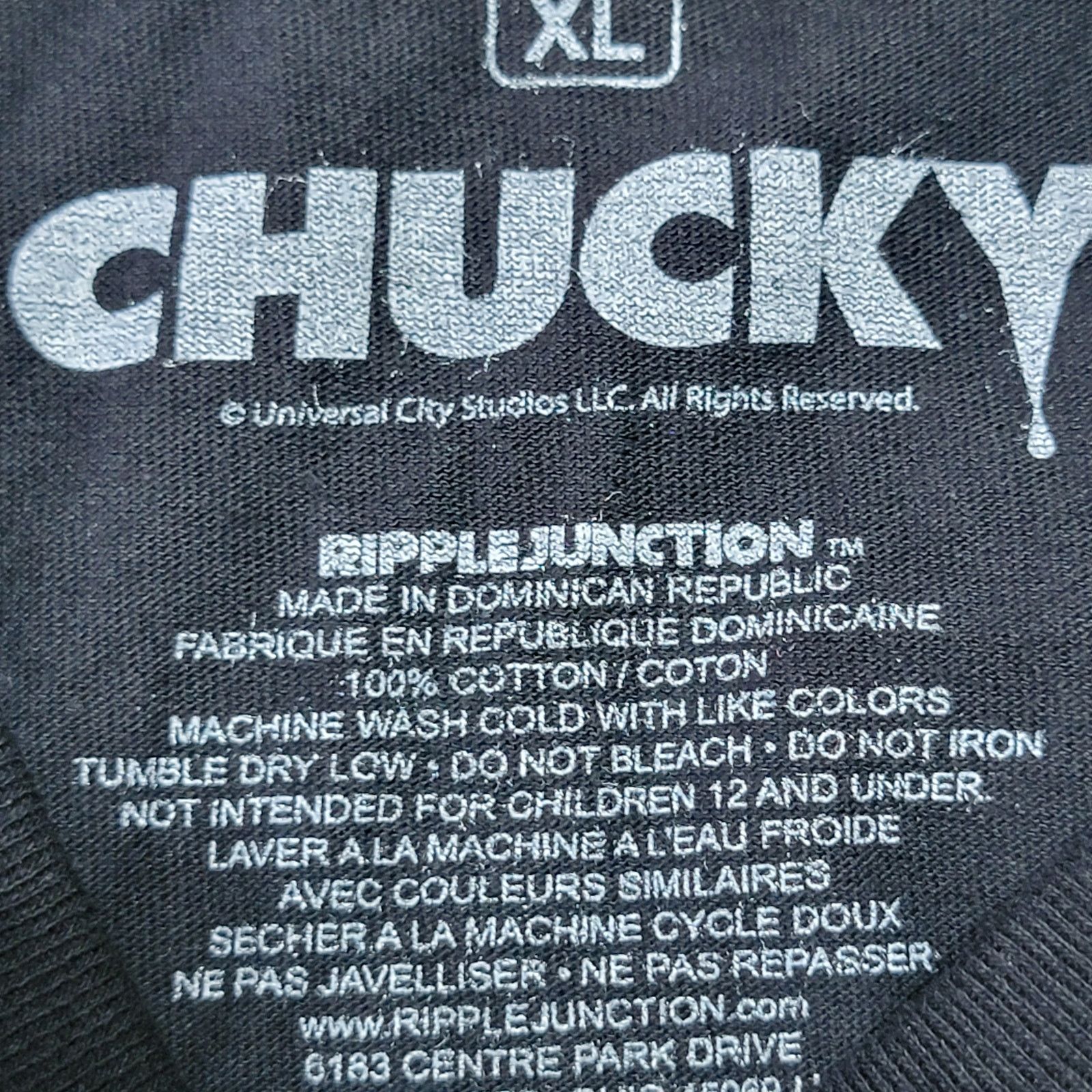 Other Chucky Sleeveless Unisex Tee "Child's Play 2" - Size XL NWT Size US XL / EU 56 / 4 - 4 Thumbnail