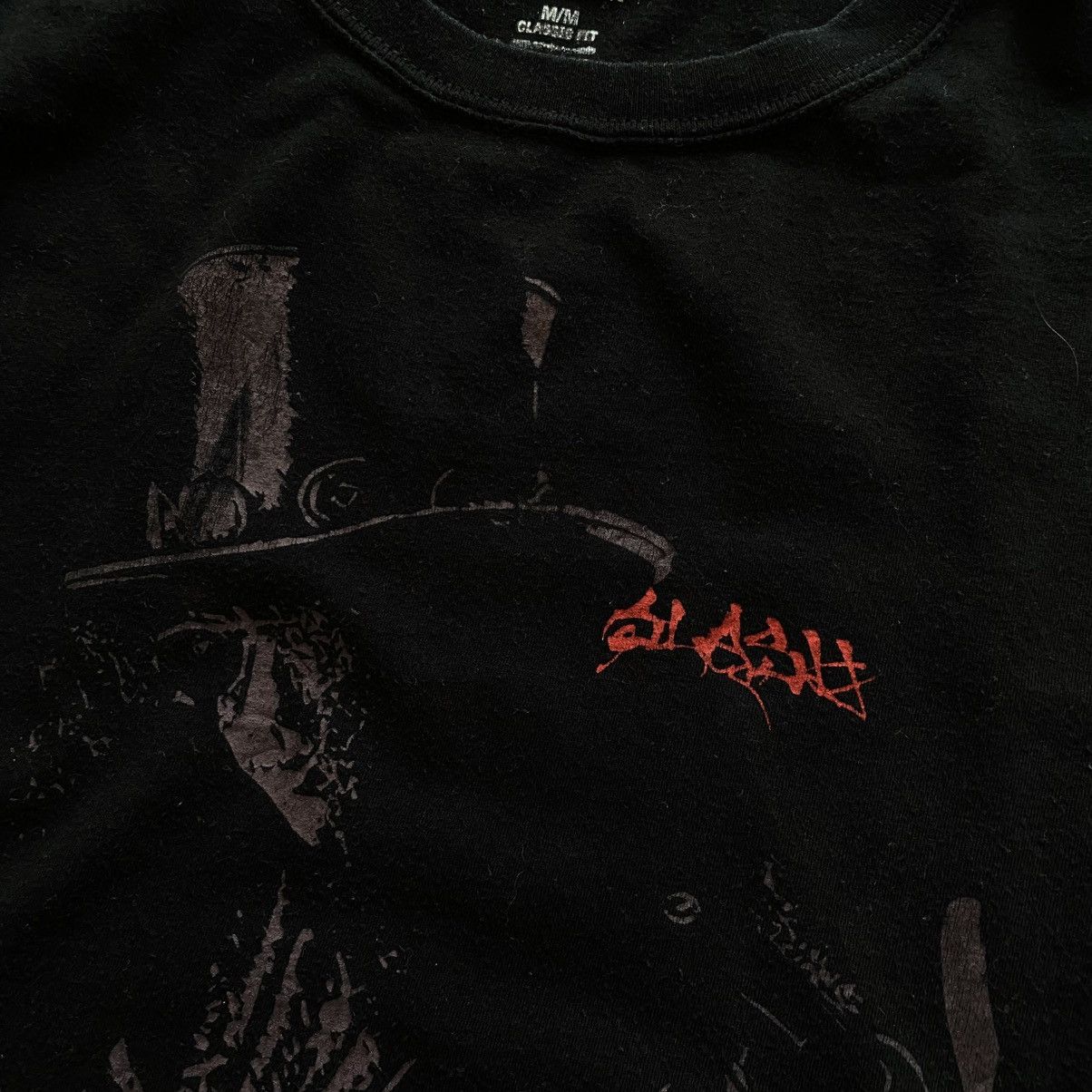 Hysteric Glamour Guns & Roses Big Logo Slash Long Sleeve T-shirt Size US L / EU 52-54 / 3 - 4 Thumbnail