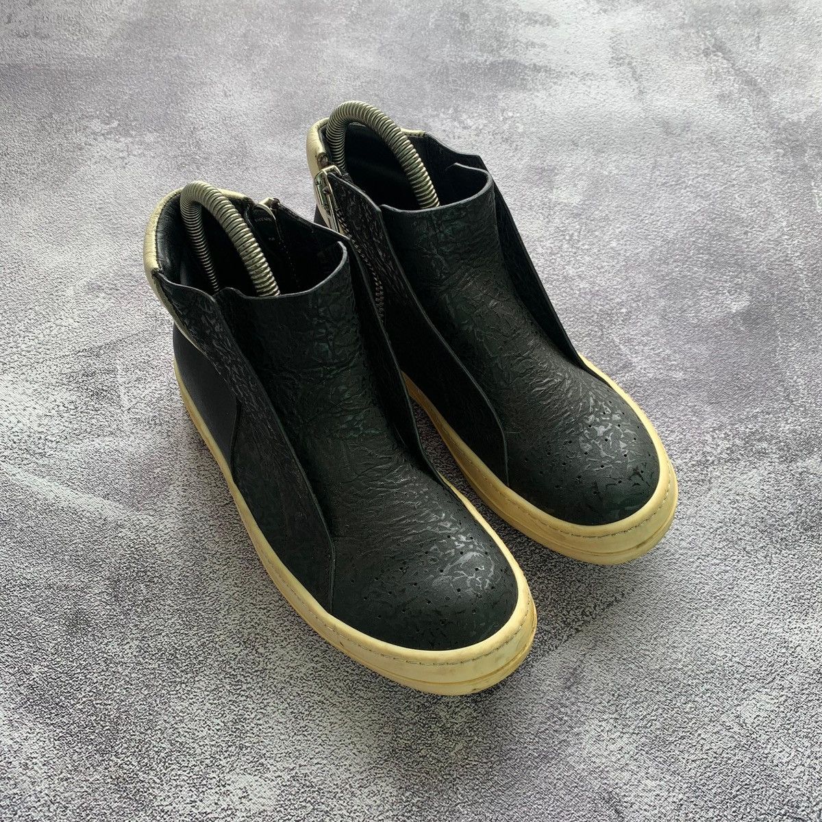 Rick Owens Rick Owens SS17 Island dunk Black/Milk Size US 5 / IT 35 - 2 Thumbnail