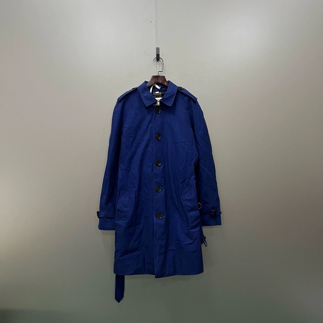 Burberry Burberry Electric Blue Trench Coat Size US M / EU 48-50 / 2 - 1 Thumbnail