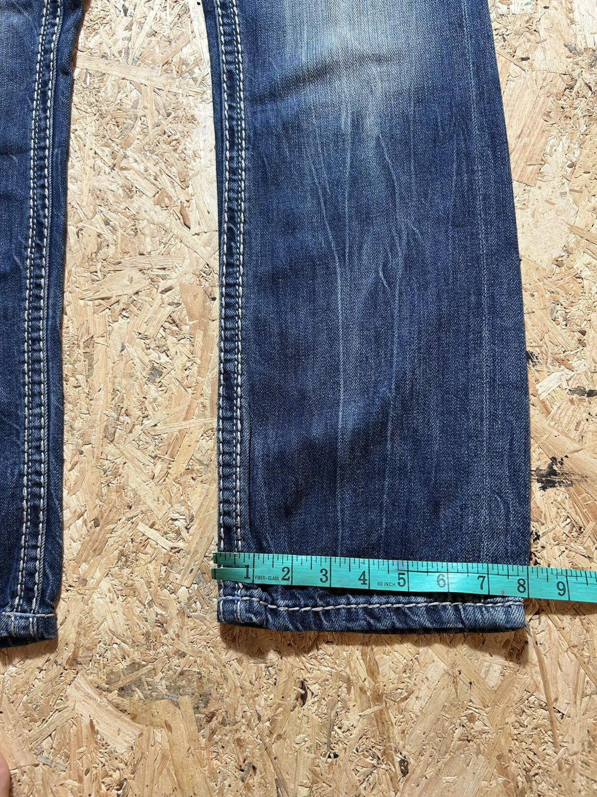 Rock Revival Rock Revival Blue Medium Wash Straight Fit Jeans Size US 36 / EU 52 - 18 Thumbnail