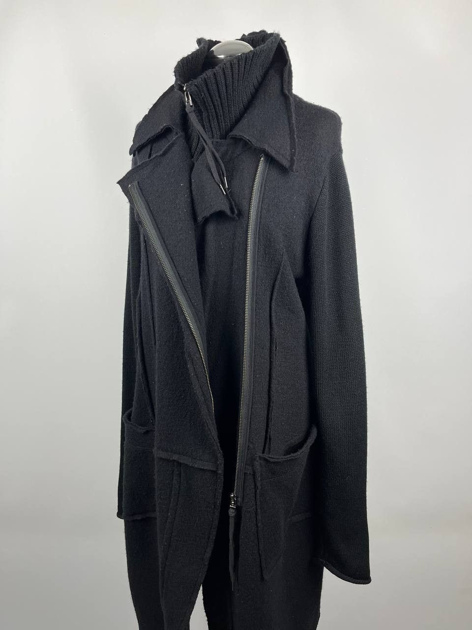 Rundholz Rundholz Black Label 100% Wool Long Zip Coat Jacket Women's Size M / US 6-8 / IT 42-44 - 3 Thumbnail