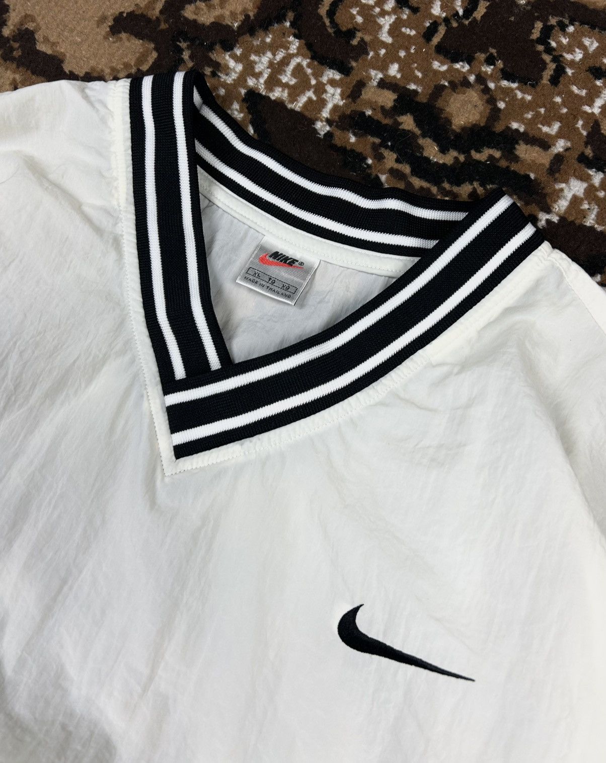 Nike × Vintage Vintage 90's Nike Nylon Jacket Archive Jersey Y2k Size US XL / EU 56 / 4 - 8 Thumbnail