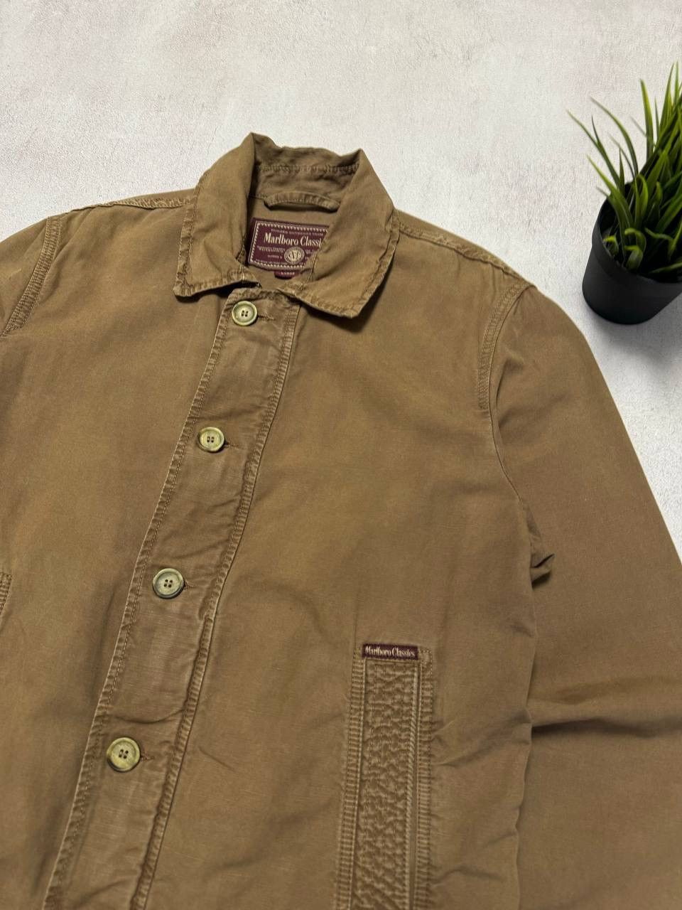 Marlboro Classics × Vintage Vintage Marlboro Classic Jacket Bomber Mens Y2K 90s Size US L / EU 52-54 / 3 - 3 Thumbnail