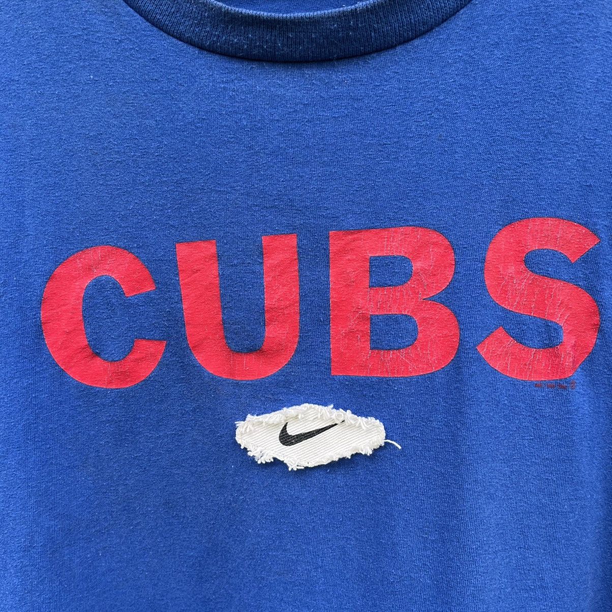Nike Thrashed Faded Vintage Nike Cubs Baseball Tee Size US XXL / EU 58 / 5 - 2 Thumbnail