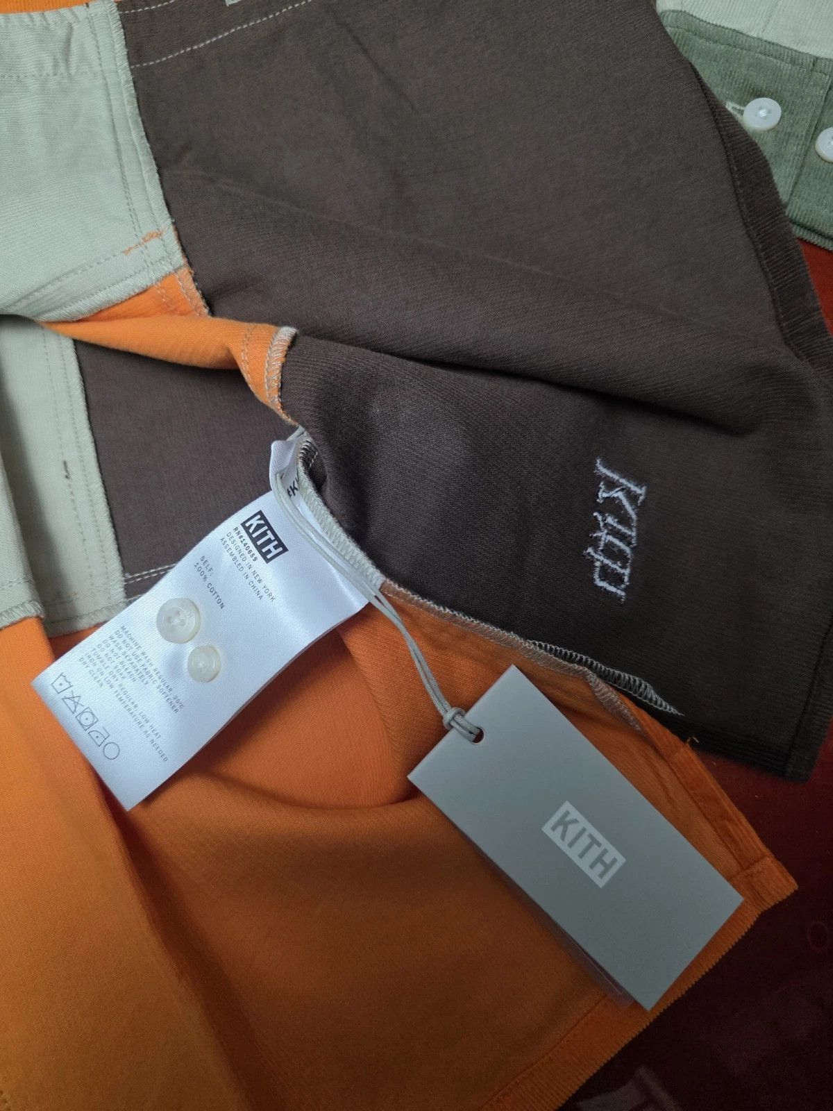 Kith Kith Patchwork Cord Ludlow Shirt in Pimento Orange Large Size US L / EU 52-54 / 3 - 15 Thumbnail