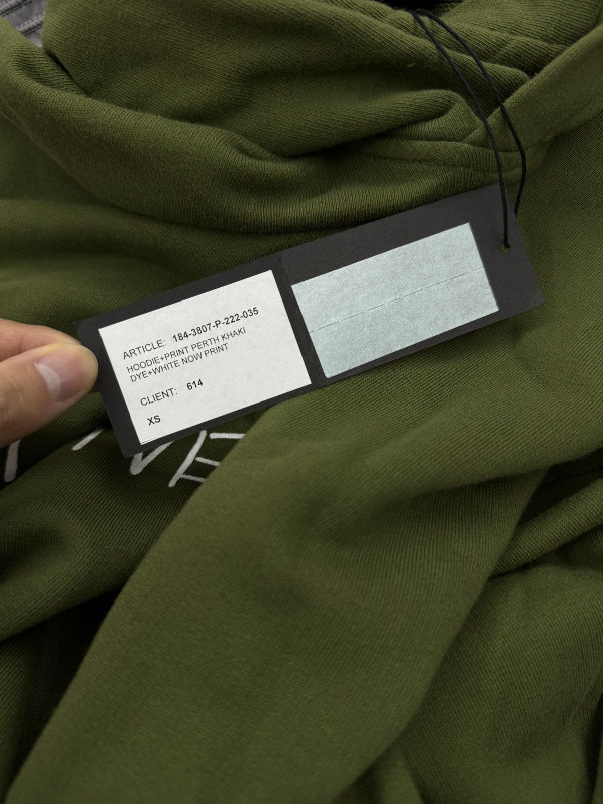 Haider Ackermann Haider Ackermann Green Perth Now or Never Hoodie Size US XS / EU 42 / 0 - 9 Thumbnail