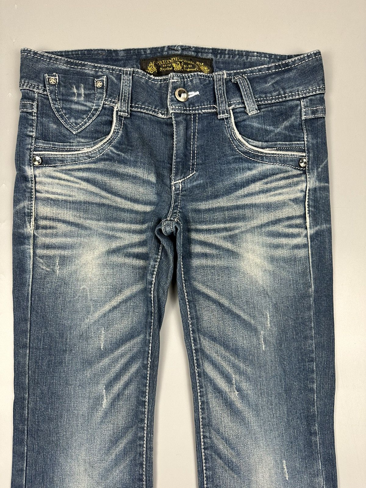 Japanese Brand 🔥Rare🔥Red Pepper Flared Jeans Size US 32 / EU 48 - 5 Thumbnail