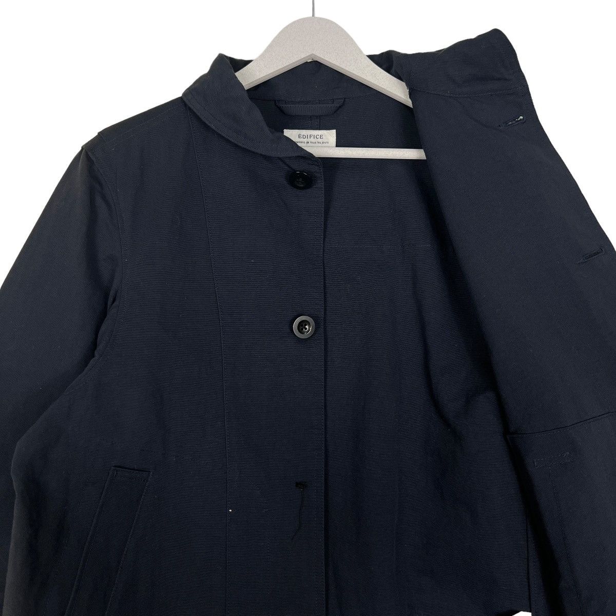Edifice Japan 🔥 EDIFICE JAPAN INDIGO SHAWL COLAR CHORE JACKET MADE JAPAN Size US M / EU 48-50 / 2 - 10 Thumbnail
