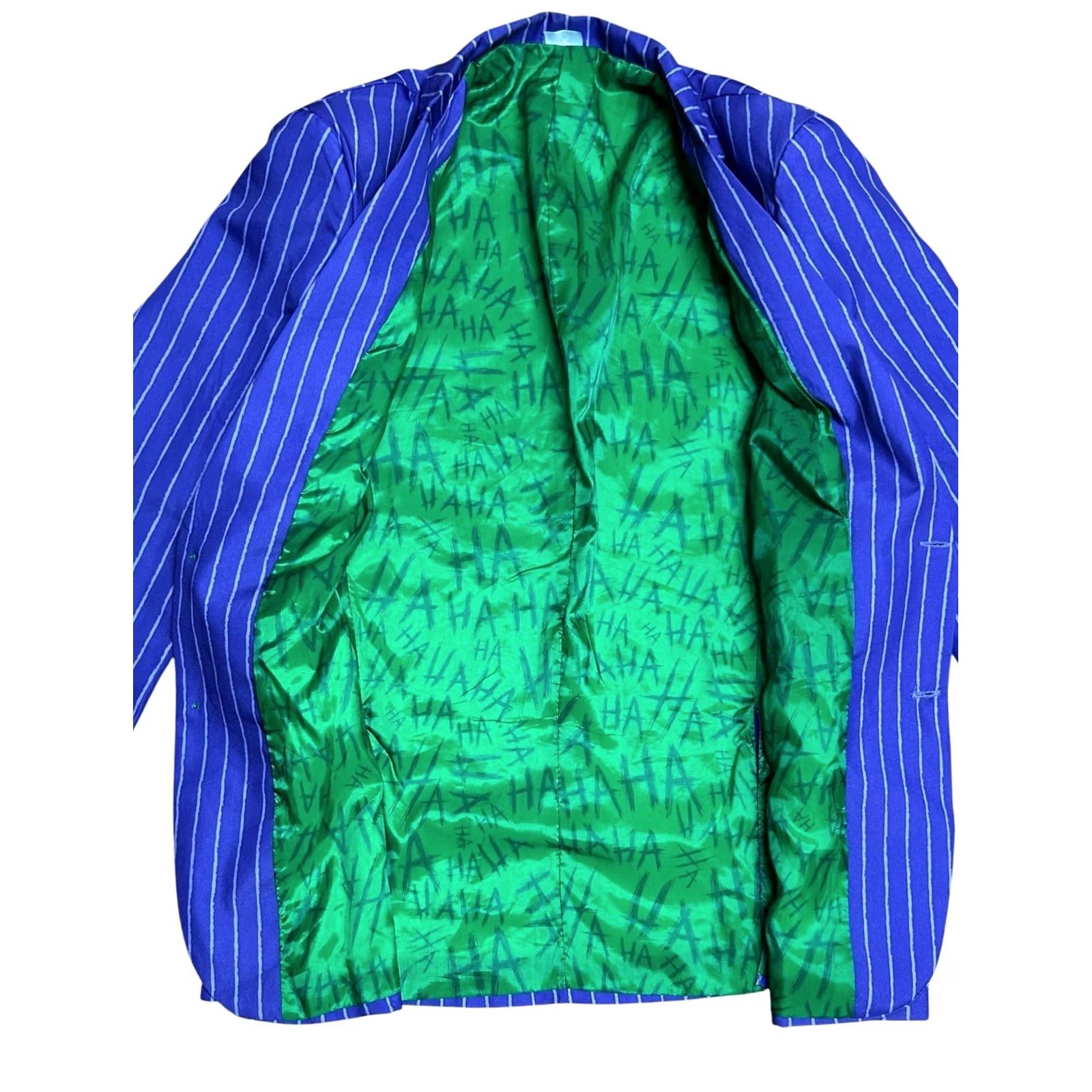 DC Comics Spirit Halloween Joker Costume DC Comics Suit Medium Mens Purple Green Size 40R - 5 Thumbnail