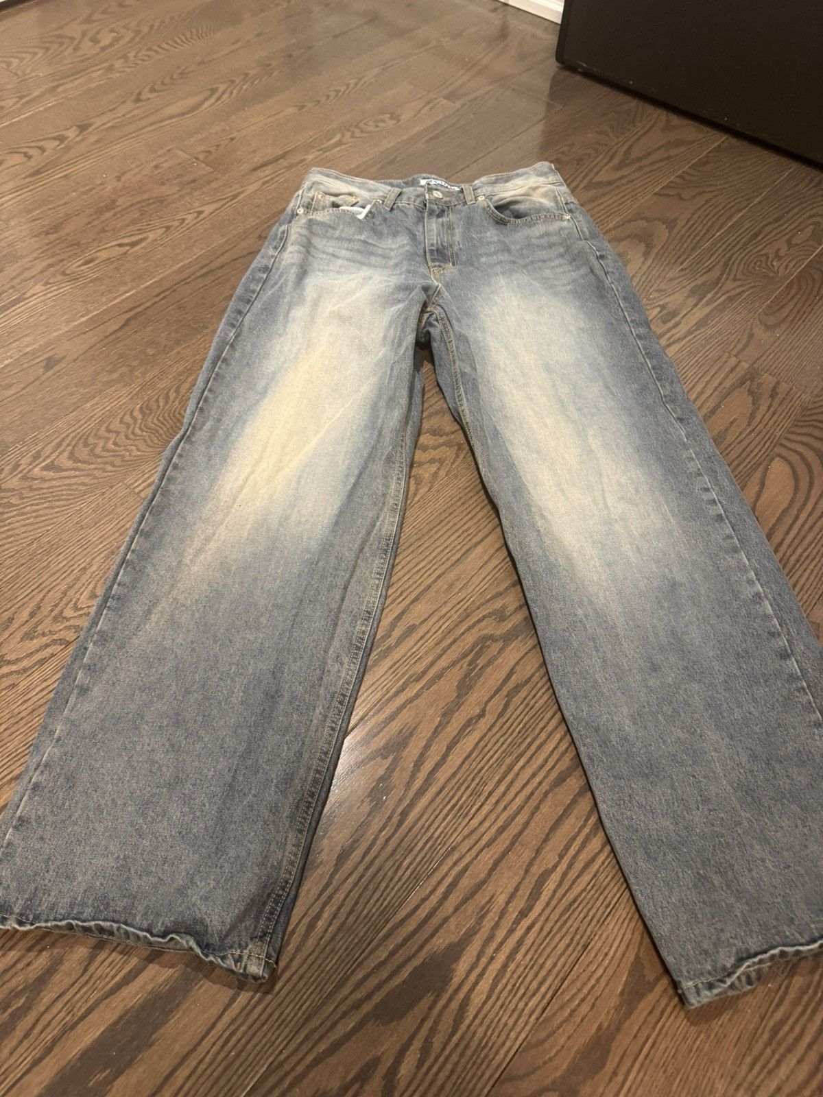 Vintage BAGGY BLUE JEANS Size US 30 / EU 46 - 1 Thumbnail