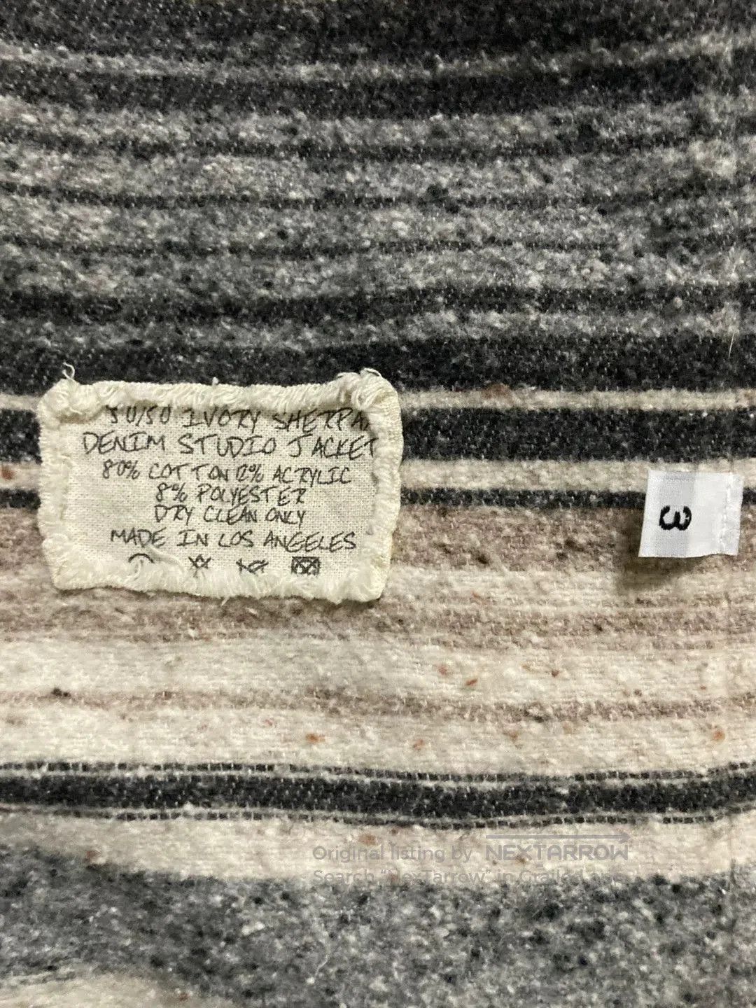 Greg Lauren Greg Lauren GL 19AW Sherpa Denim Jacket. Size US L / EU 52-54 / 3 - 4 Thumbnail
