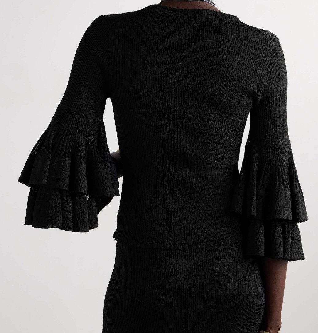 Zimmermann Zimmermann Tiered Ruffle Knit Top size 1/us size 6 Size M / US 6-8 / IT 42-44 - 5 Thumbnail