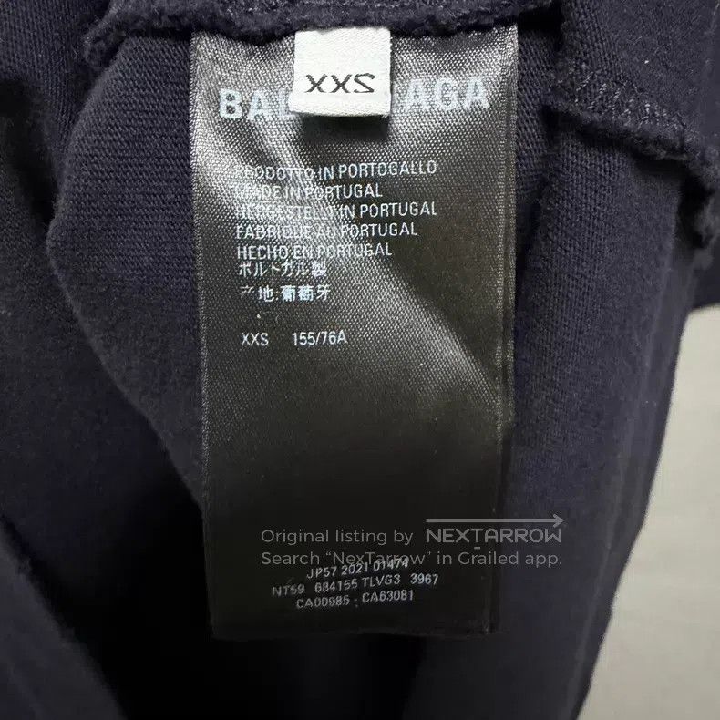 Balenciaga Balenciaga Solid Color Letter Print Crewneck Short Sleeve Size US XXS / EU 40 - 5 Thumbnail