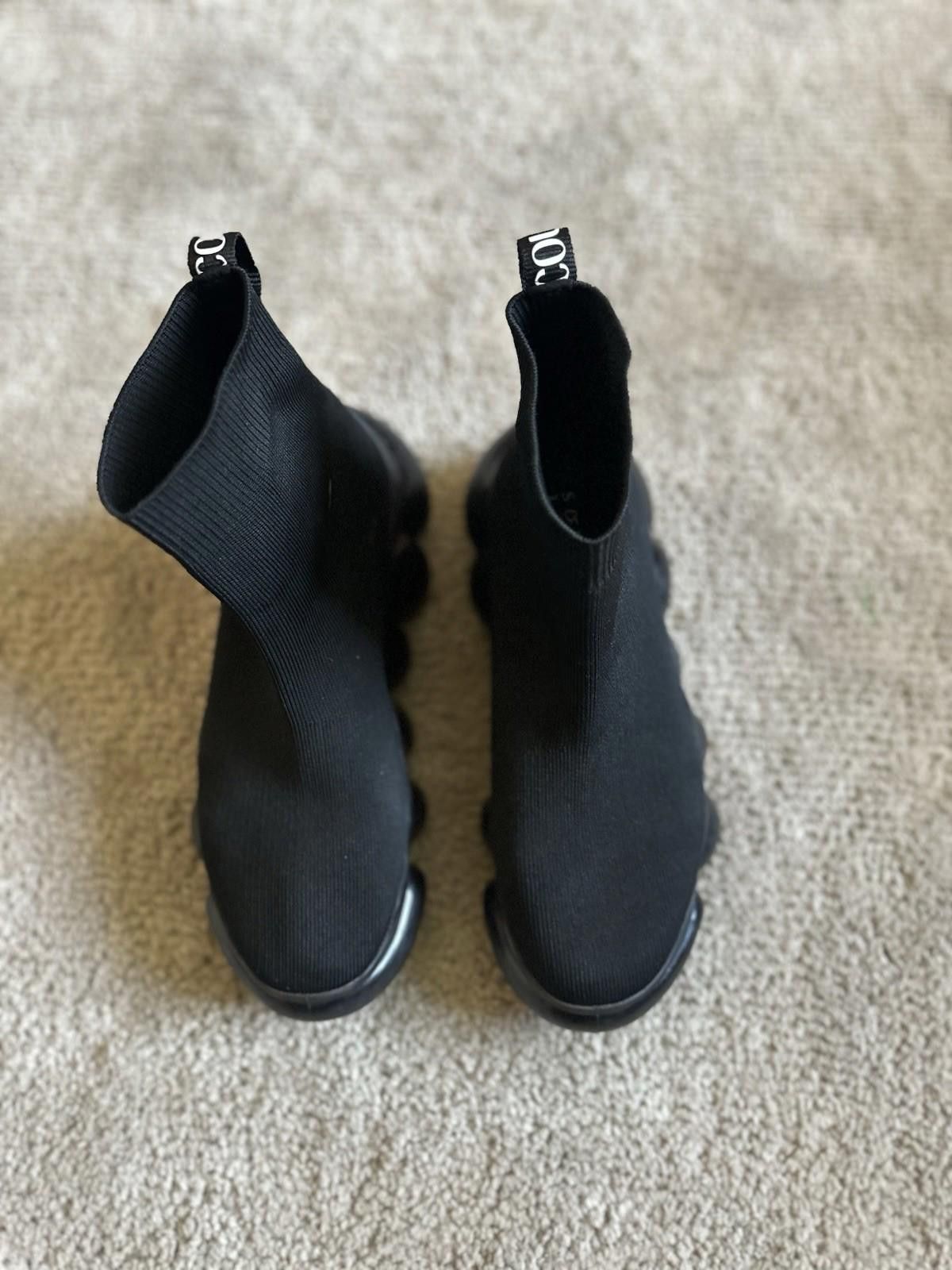 Versace Jeans Couture Versace Jeans Couture Black Bubble High-Top Sneakers Sz 39 Size US 6.5 / EU 39-40 - 3 Thumbnail