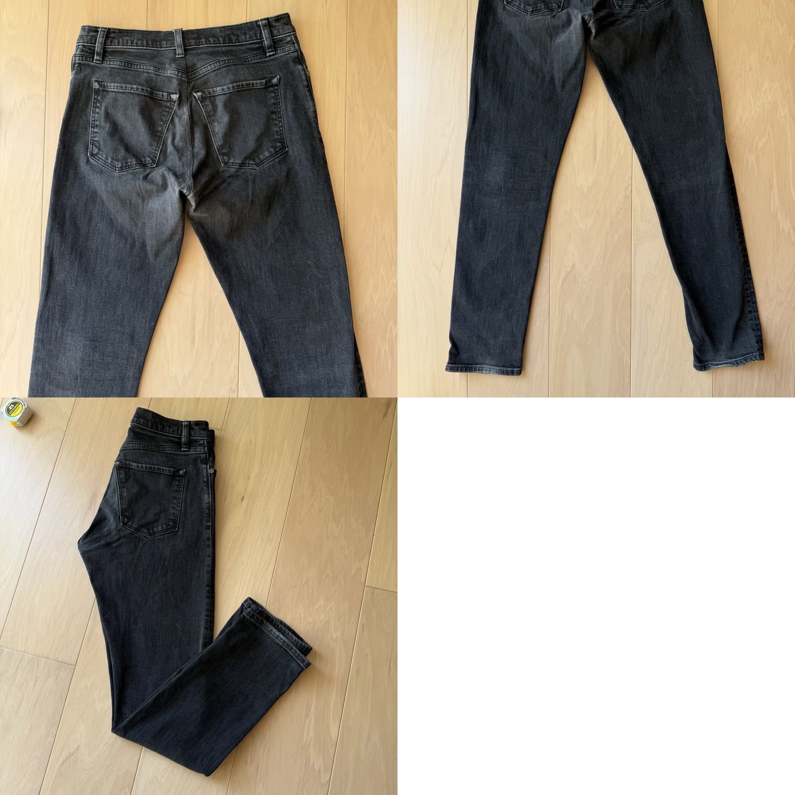 Flint And Tinder Flint and Tinder Jeans 30 Black Denim Casual Tapered Slim Fit Men Regular Rise Mid 10-12 in Inseam 31 in USA Levi's 500 Series Logo Vintage No Size US 30 / EU 46 - 8 Thumbnail