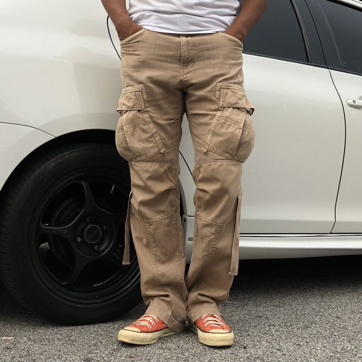 Avirex Vintage Avirex Parachute Patchwork Cargo Pants Size US 34 / EU 50 - 12 Thumbnail