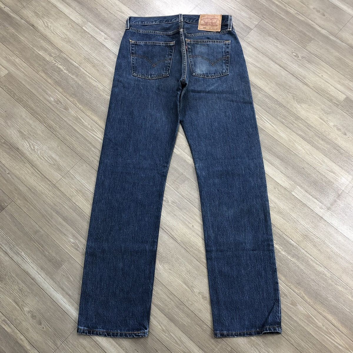 Levi's × Levi's Vintage Clothing 🇺🇸90’s Vintage Levis 501 #553 30x32 Straight Leg Blue Jeans Size US 42 / EU 58 - 20 Thumbnail