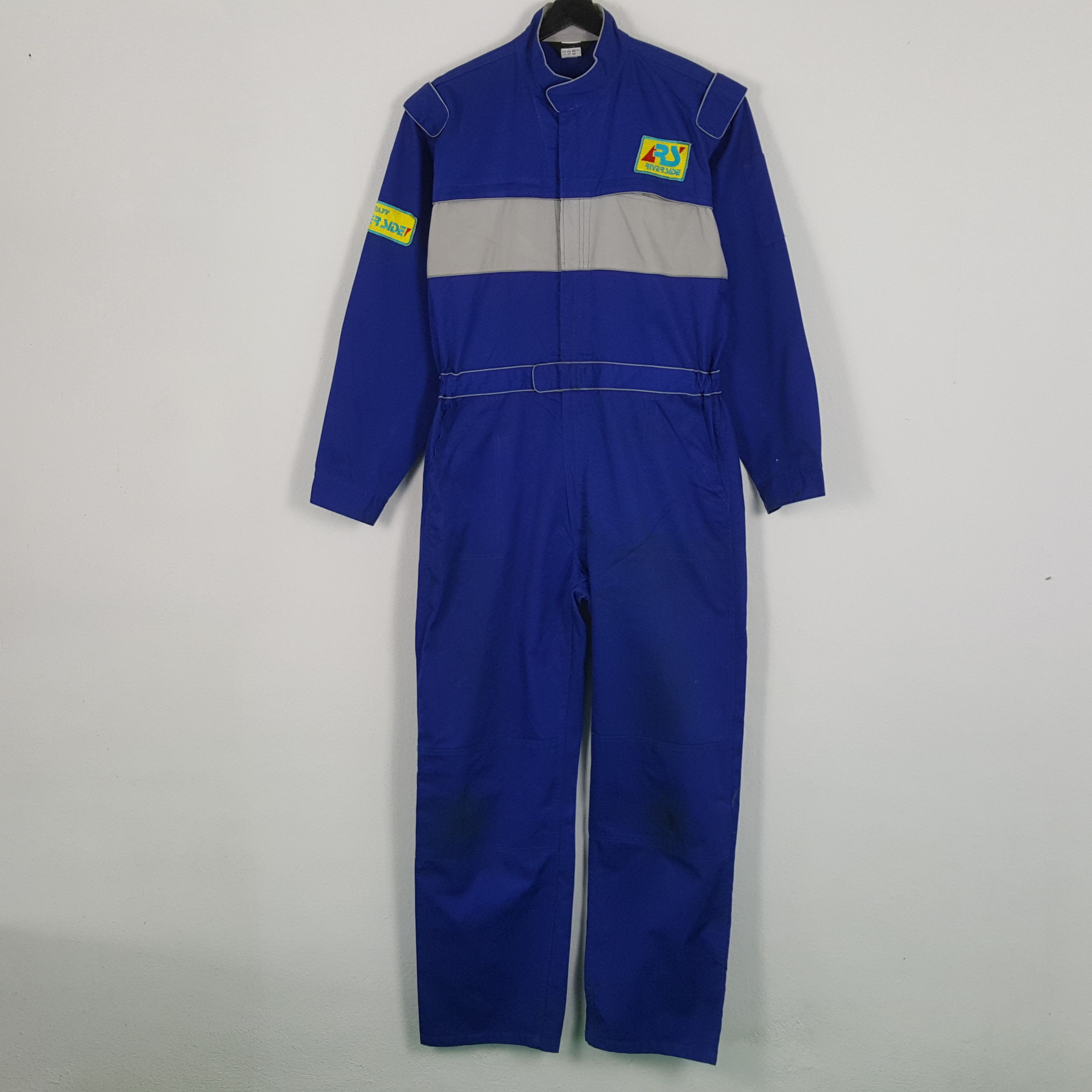 Vintage RIVER SIDE STAFF Workwear Style Coverall Jacket Size US L / EU 52-54 / 3 - 4 Thumbnail