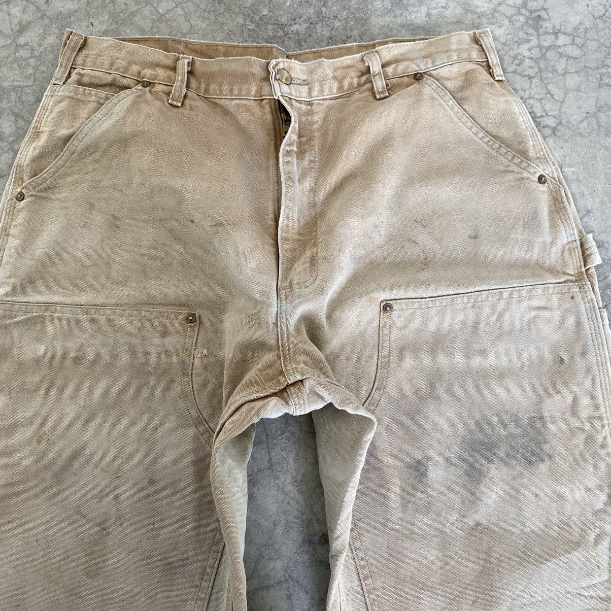 Carhartt VTG Carhartt Double Knee Faded Dirty Carpenter Pants Size US 36 / EU 52 - 15 Thumbnail